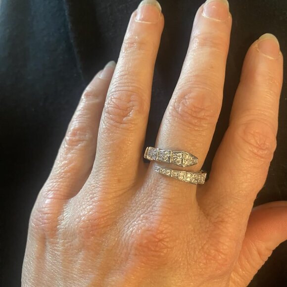 Neiman Marcus 18K Silver-Plated Adjustable Snake Ring - Picture 5 of 10